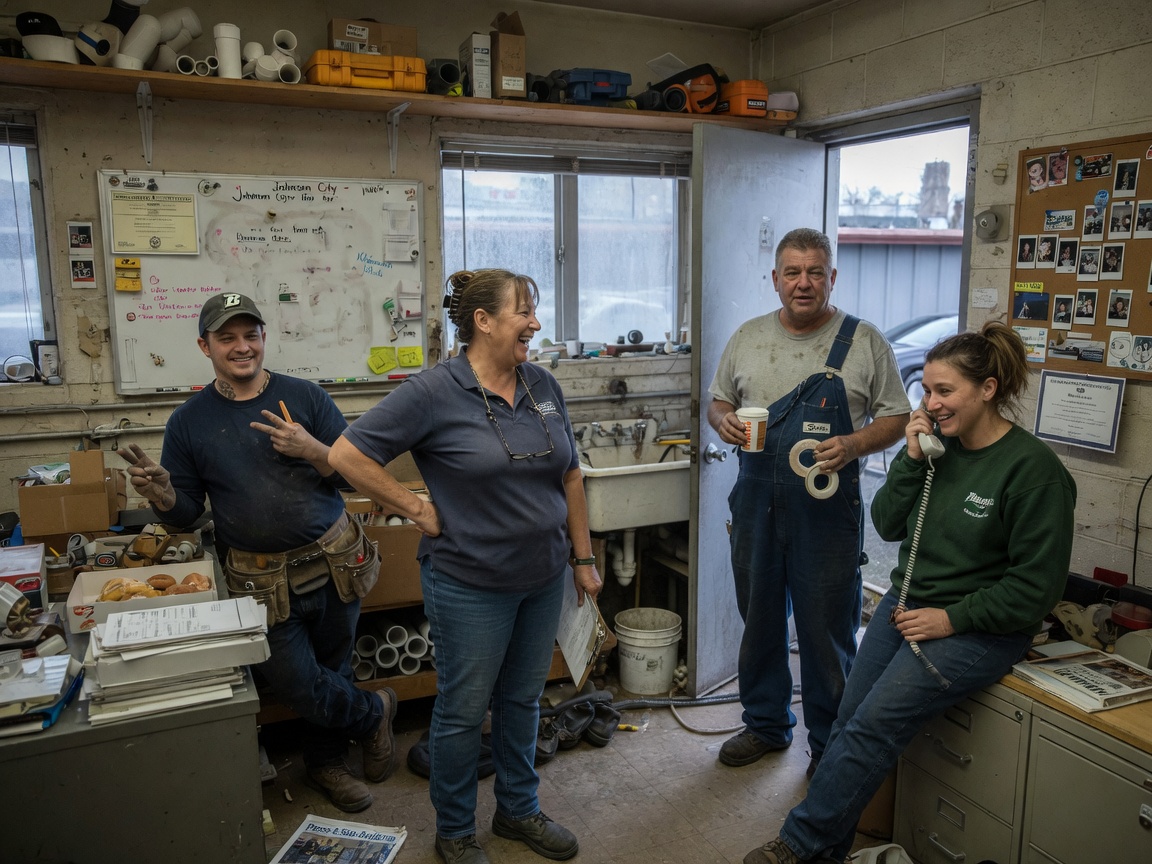 Jon's Plumbing and Drain Cleaning team
