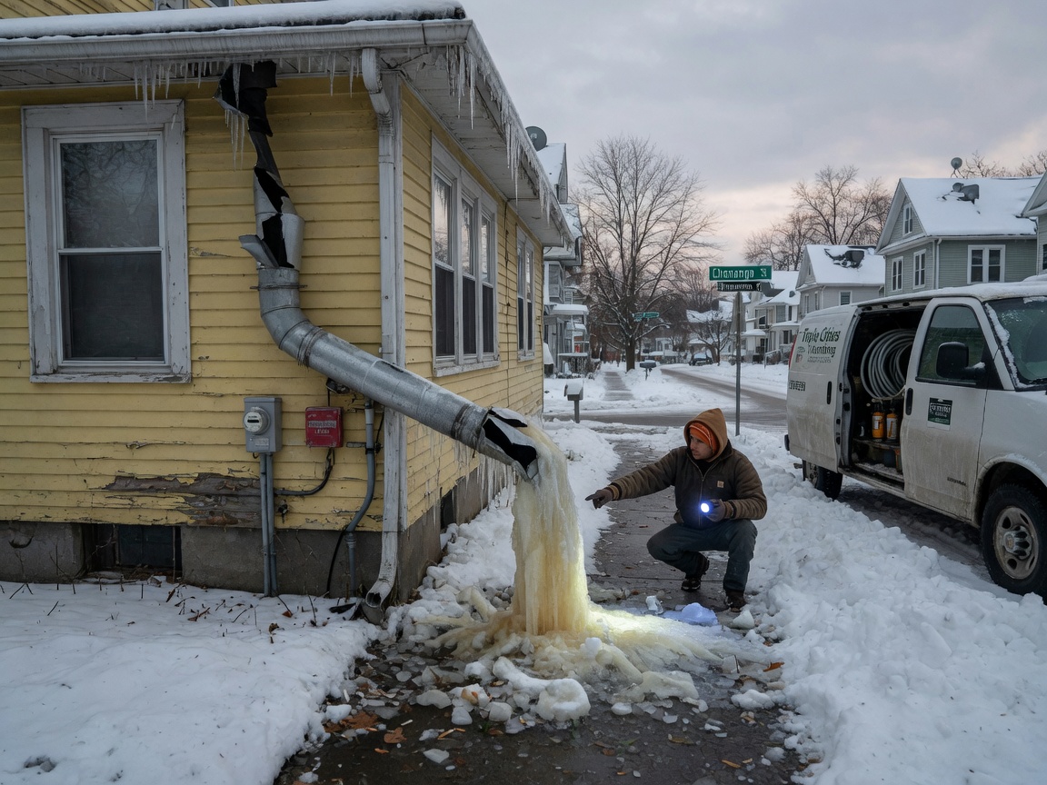How Binghamton Winters Cause Frozen and Burst Pipes