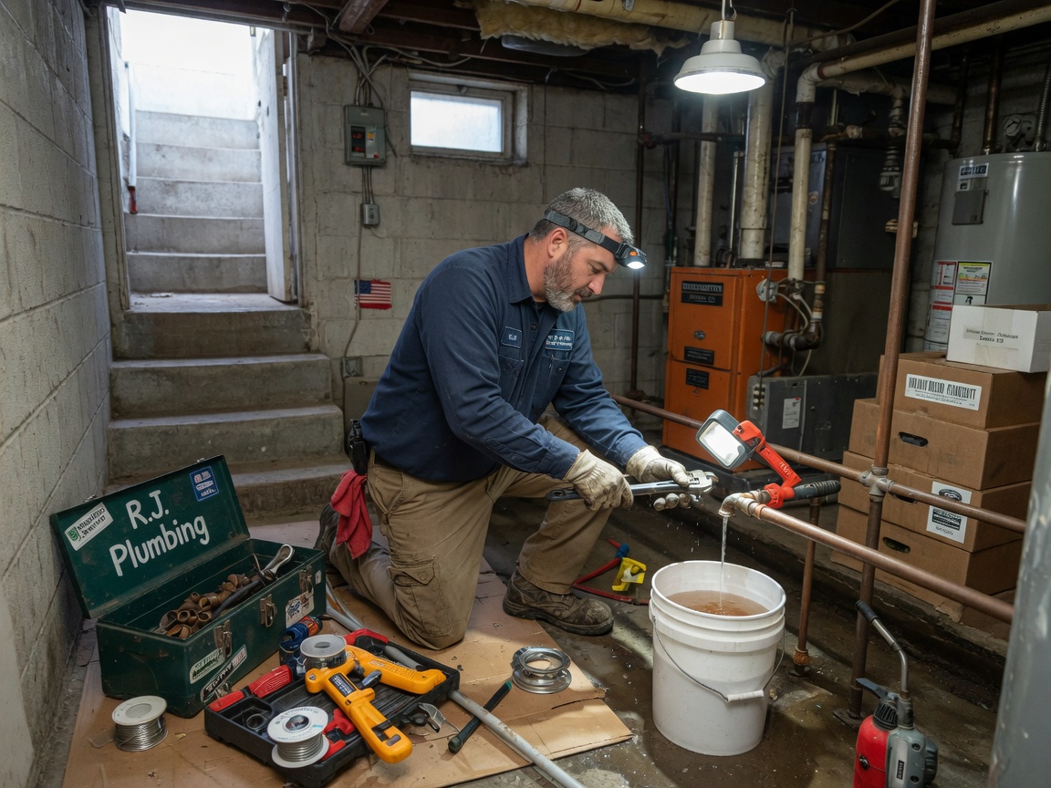 plumbing work by Jon's Plumbing and Drain Cleaning in Binghamton, NY