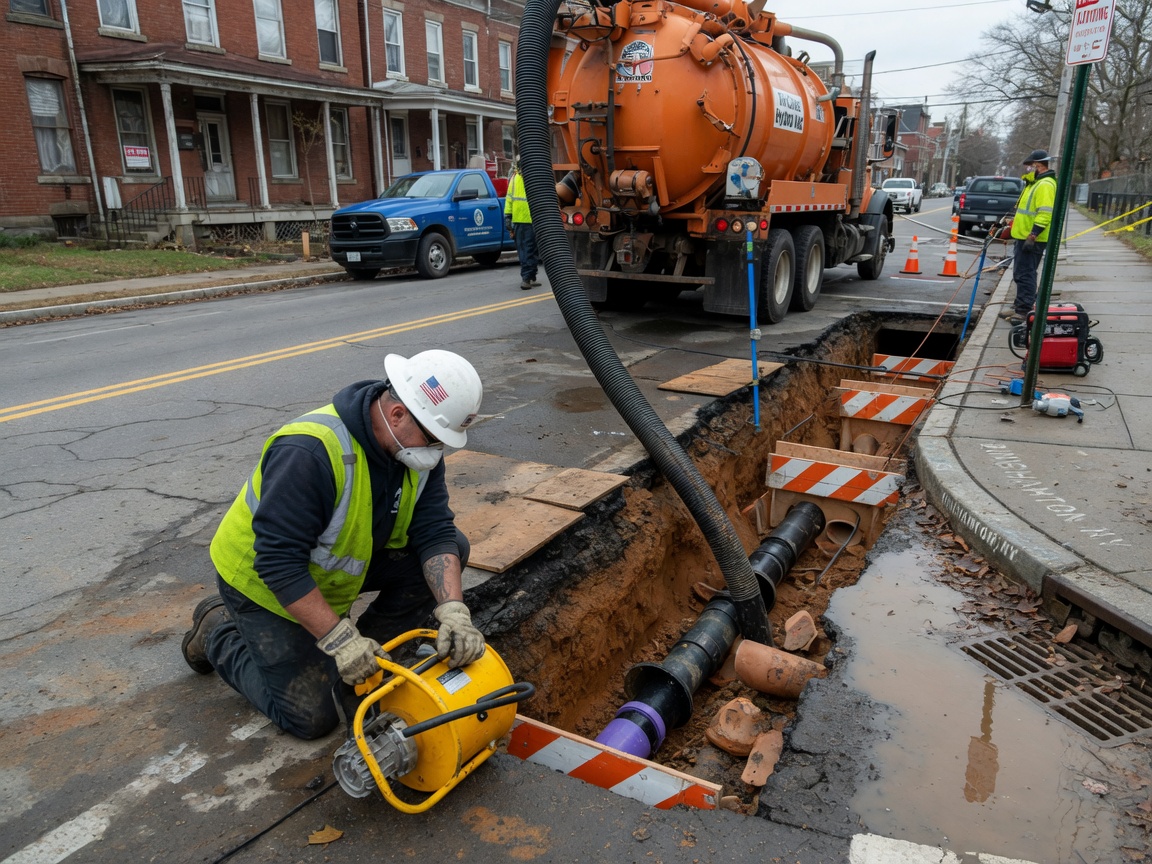 Sewer Line Repair in Binghamton, NY