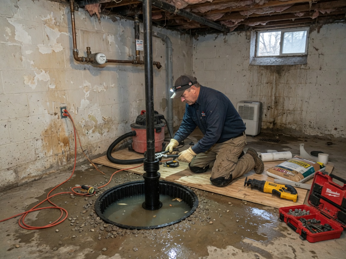 Sump Pump Installation in Binghamton, NY